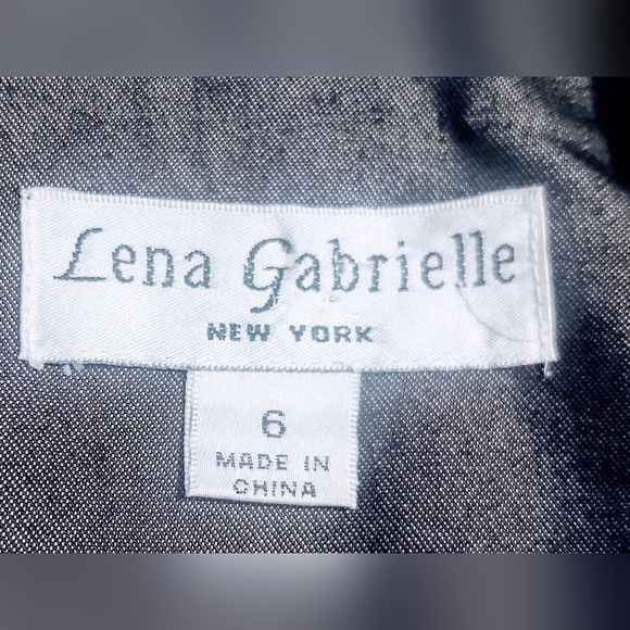 Lena Gabrielle New York Blazer Sz 6  Chambray Blue 💙 - Picture 6 of 6